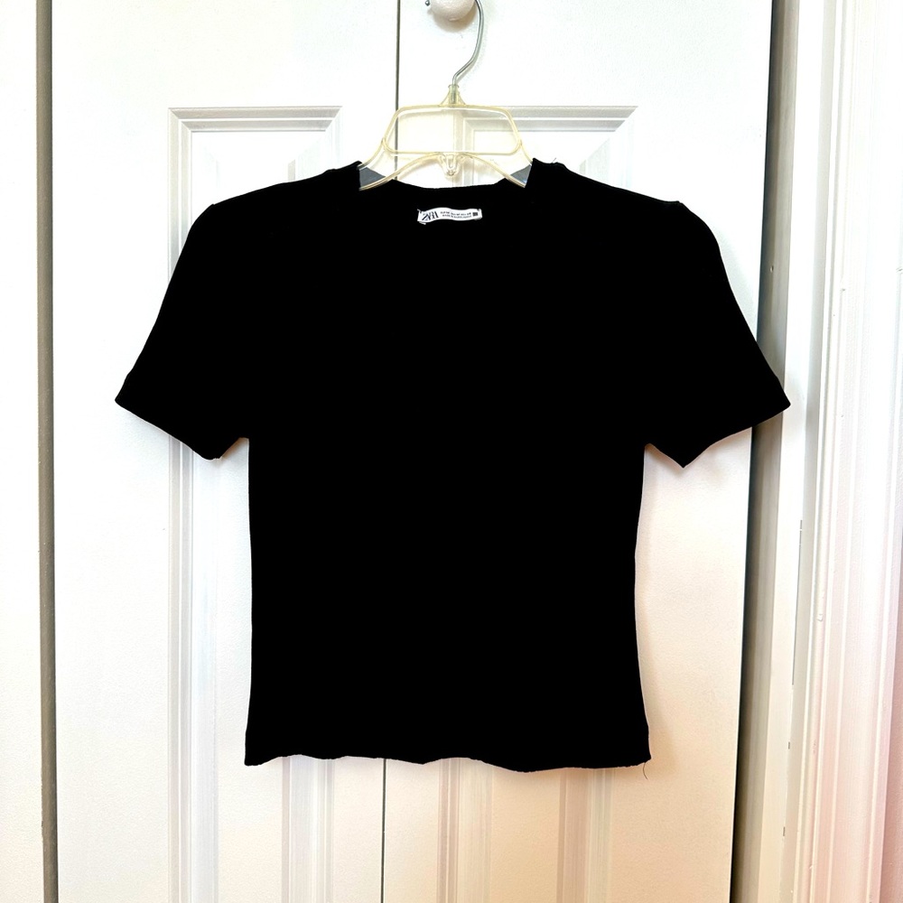 Zara Crop Top Black